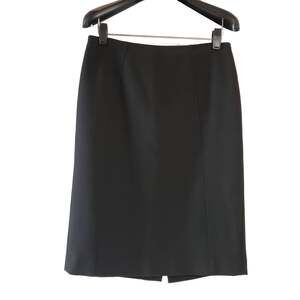Halogen Women's Black Stretchy Above Knee Straight Skirt Size 2 Academia Career